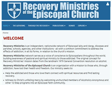 Tablet Screenshot of episcopalrecovery.org